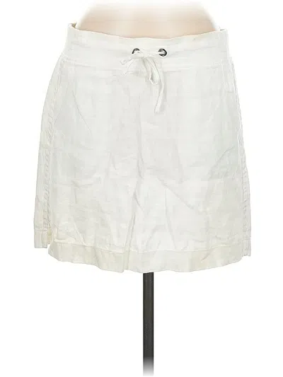 Pre-owned Athleta Casual Skirt In White