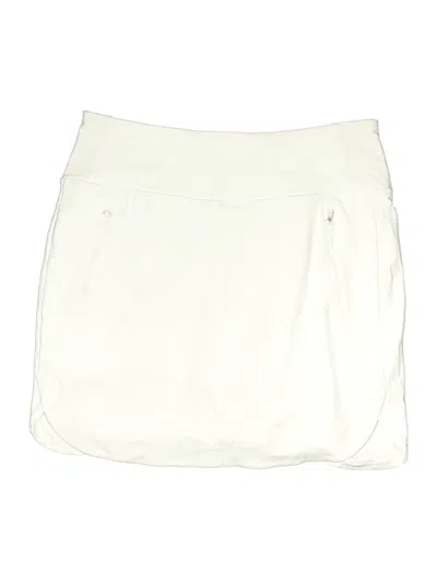 Pre-owned Athleta Casual Skirt In White