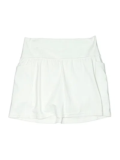 Pre-owned Athleta Casual Skirt In White