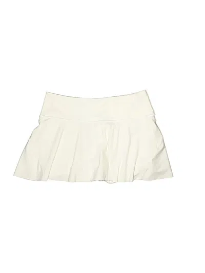 Pre-owned Athleta Casual Skirt In White