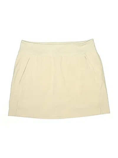Pre-owned Athleta Casual Skirt In White