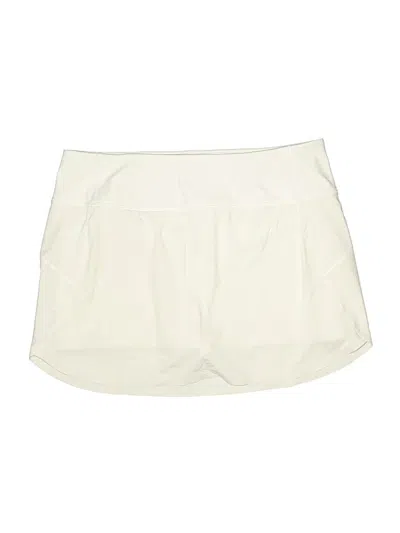 Pre-owned Athleta Casual Skirt In White
