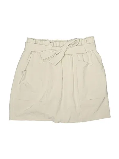 Pre-owned Athleta Casual Skirt In White