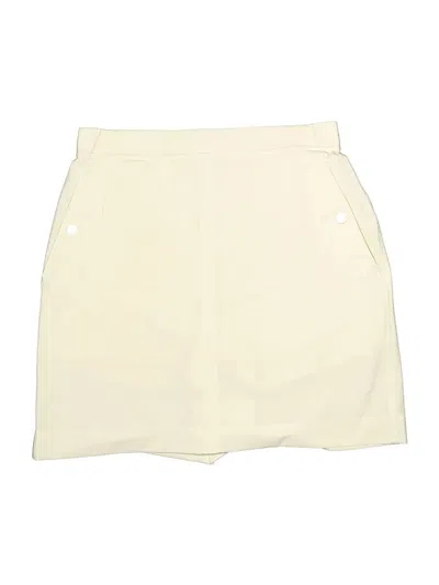 Pre-owned Athleta Casual Skirt In White