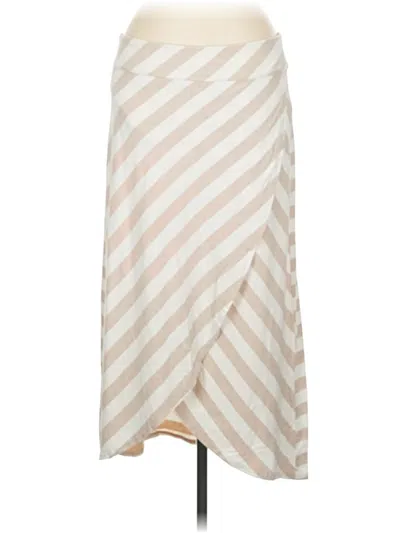 Pre-owned Athleta Casual Skirt In White