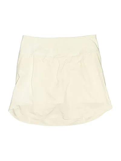 Pre-owned Athleta Casual Skirt In White