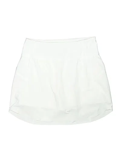 Pre-owned Athleta Casual Skirt In White