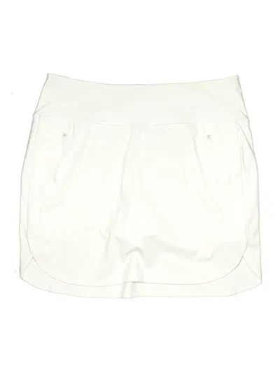 Pre-owned Athleta Casual Skirt In White