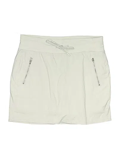 Pre-owned Athleta Casual Skirt In White