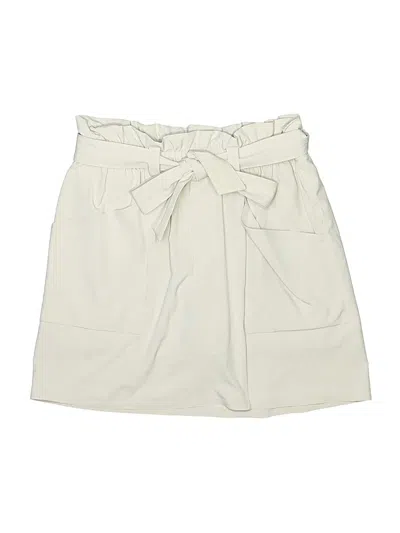 Pre-owned Athleta Casual Skirt In White