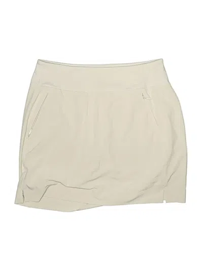 Pre-owned Athleta Casual Skirt In White