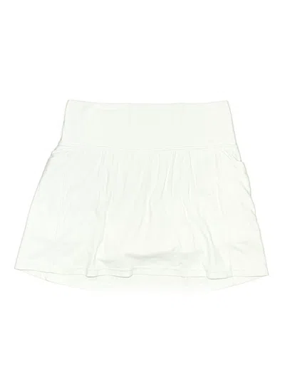 Pre-owned Athleta Casual Skirt In White