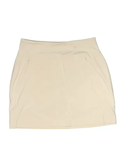 Pre-owned Athleta Casual Skirt In White