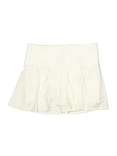 Pre-owned Athleta Casual Skirt In White