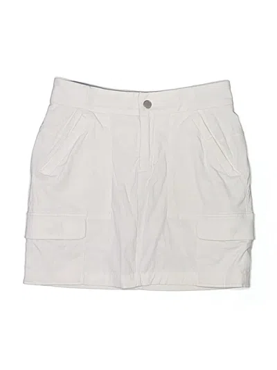 Pre-owned Athleta Casual Skirt In White
