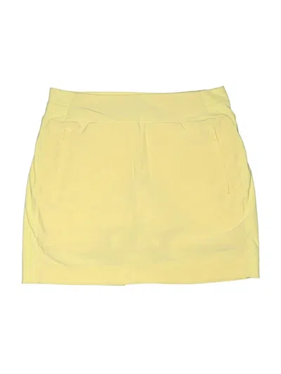 Pre-owned Athleta Casual Skirt In Yellow