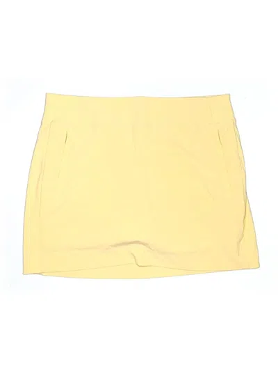 Pre-owned Athleta Casual Skirt In Yellow