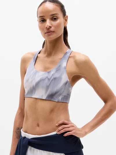 Athleta Circuit Train Sports Bra A-c In Blue