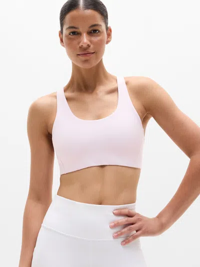 Athleta Circuit Train Sports Bra A-c In Pink