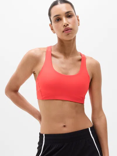 Athleta Circuit Train Sports Bra A-c In Red