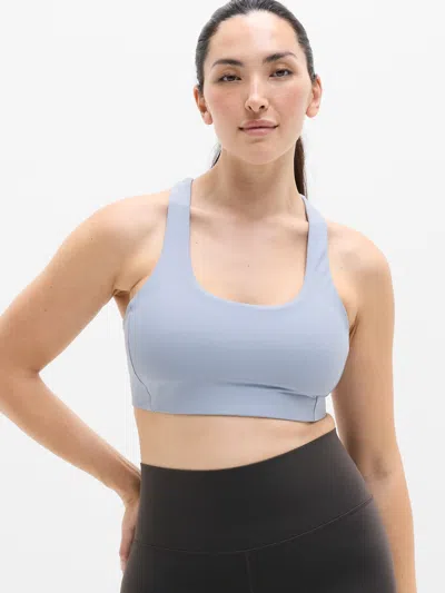 Athleta Circuit Train Sports Bra D-dd In Blue