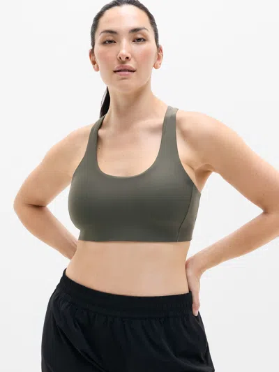 Athleta Circuit Train Sports Bra D-dd In Green