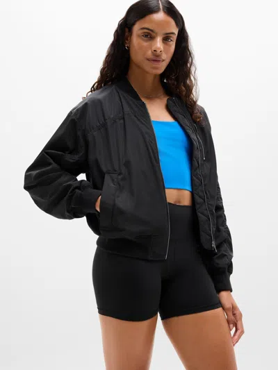 Athleta Citybound Bomber In Black
