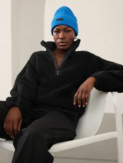 Athleta Cloud Fleece Sweatshirt In Black
