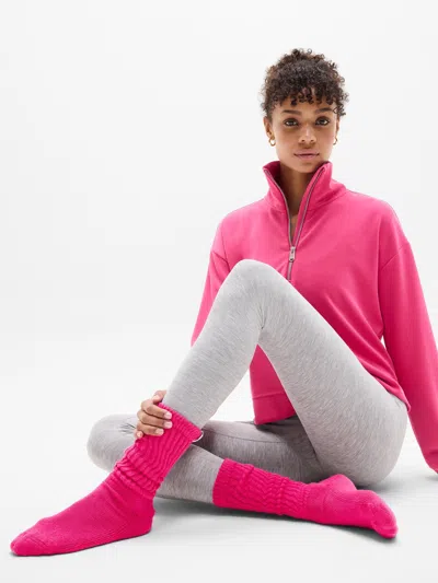 Athleta Cloud Scrunch Sock In Purple