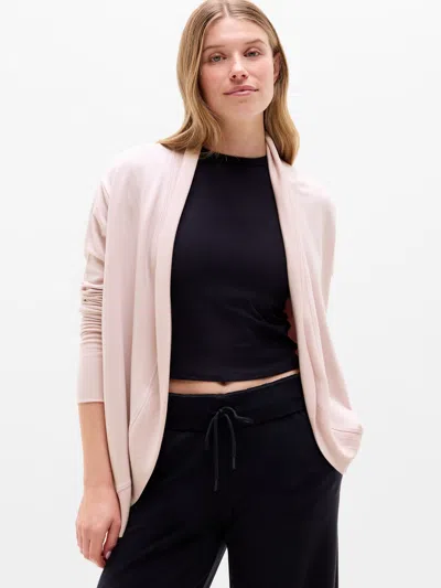 Athleta Coaster Luxe Open Cardigan In Halo