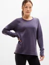 Athleta Coaster Luxe Recover Sweatshirt In Purple