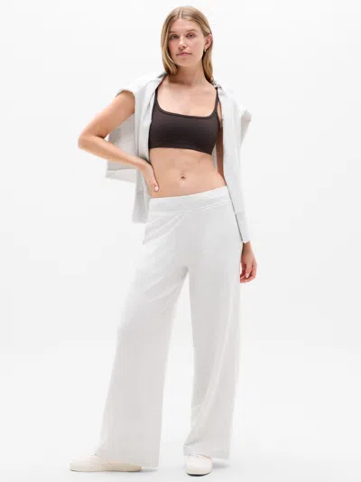Athleta Coaster Luxe Wide Leg Pant In Fog Grey Heather