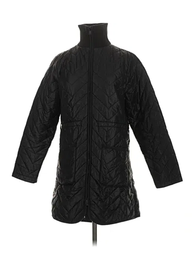 Pre-owned Athleta Coat In Black