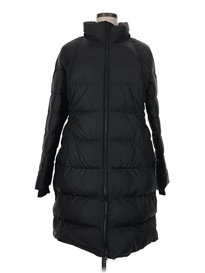Pre-owned Athleta Coat In Black