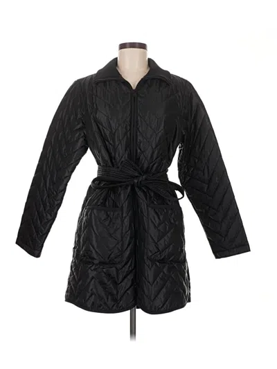 Pre-owned Athleta Coat In Black