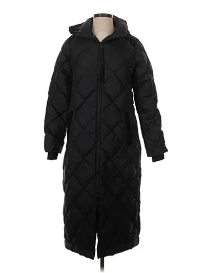 Pre-owned Athleta Coat In Black