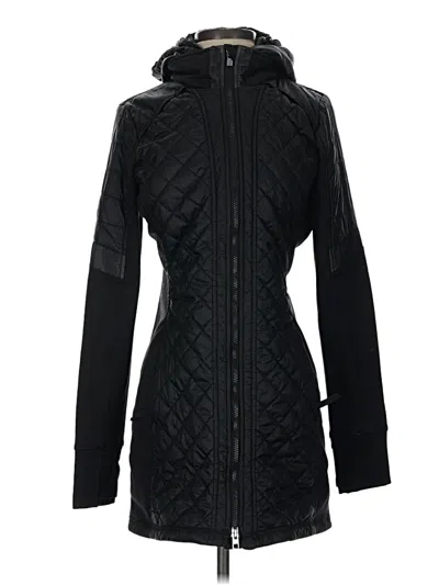 Pre-owned Athleta Coat In Black