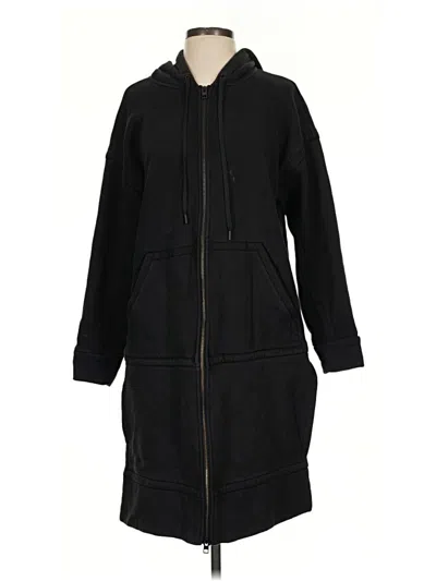 Pre-owned Athleta Coat In Black
