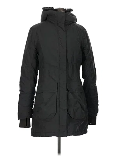 Pre-owned Athleta Coat In Black