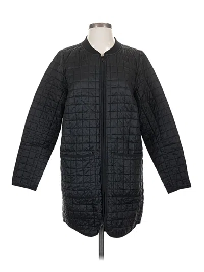Pre-owned Athleta Coat In Black