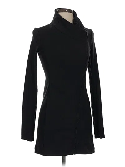Pre-owned Athleta Coat In Black