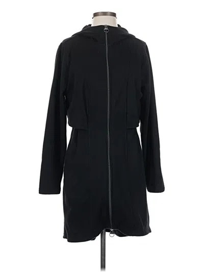 Pre-owned Athleta Coat In Black