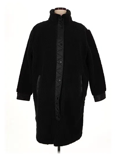 Pre-owned Athleta Coat In Black