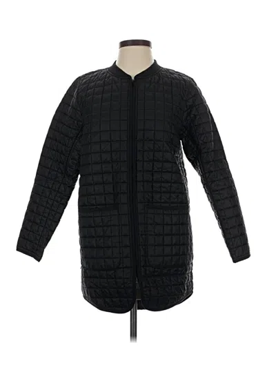 Pre-owned Athleta Coat In Black