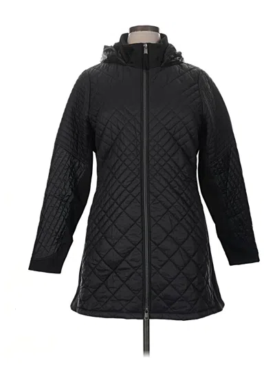 Pre-owned Athleta Coat In Black