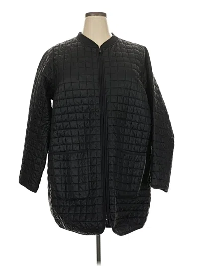 Pre-owned Athleta Coat In Black