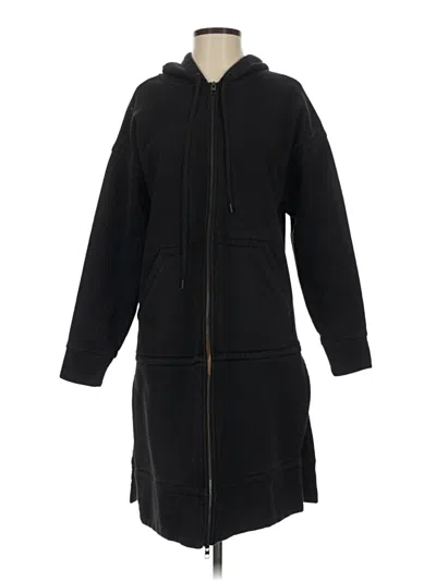 Pre-owned Athleta Coat In Black