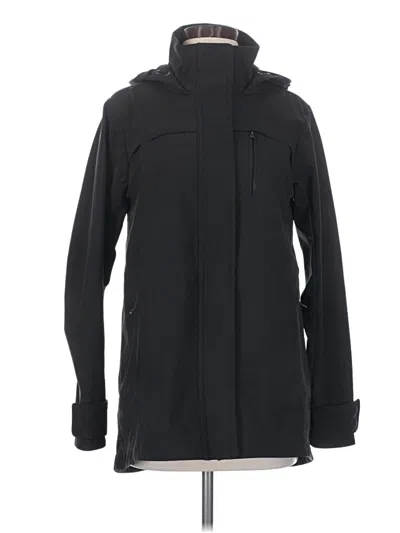 Pre-owned Athleta Coat In Black
