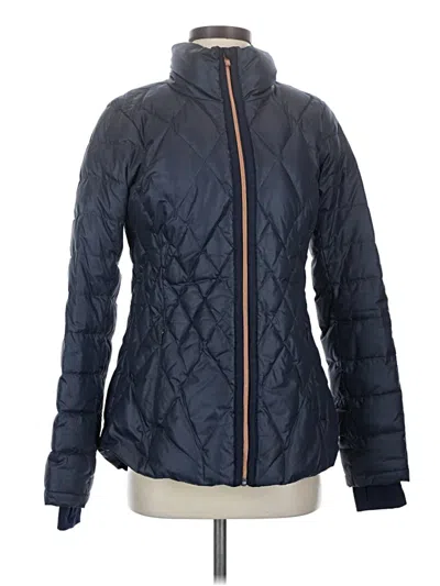 Pre-owned Athleta Coat In Blue