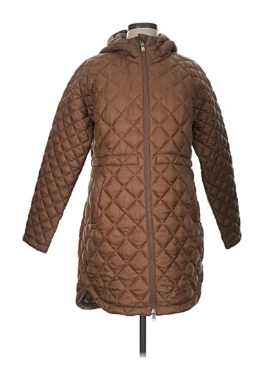 Pre-owned Athleta Coat In Brown